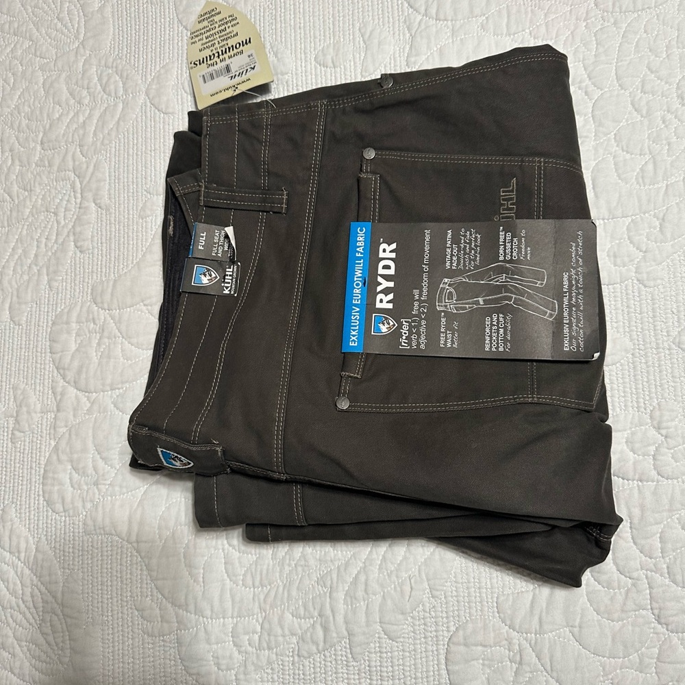 Kuhl Men's Cargo Pants - Dark Olive Brown - 36x34 - new with tags